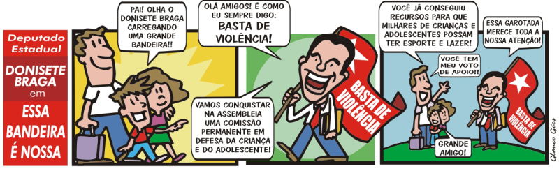 Portfólio — Tirinha candidato